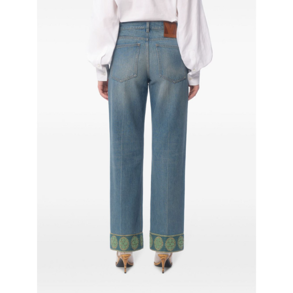 VALENTINO ジャガードトリム　デニムパンツ