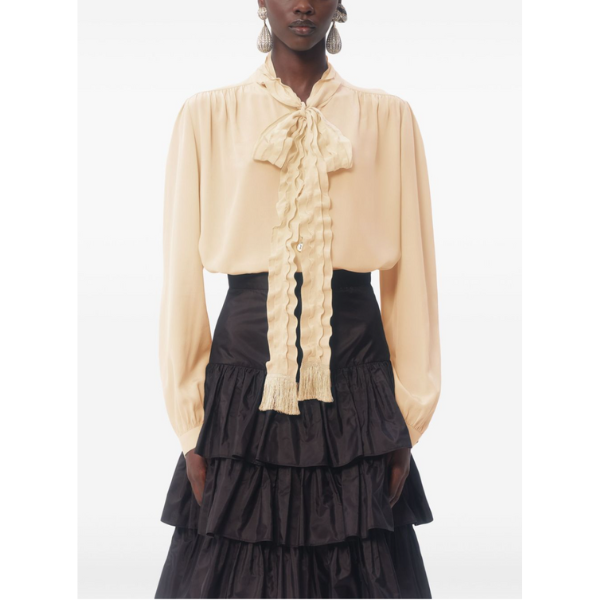 VALENTINO　クレープデシンシャツ