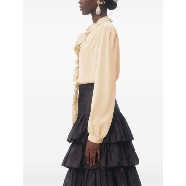 VALENTINO　クレープデシンシャツ