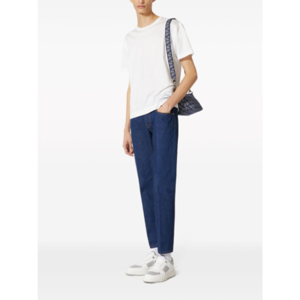 VALENTINO　メゾン ヴァレンティノ テーラリングラベル コットン Tシャツ