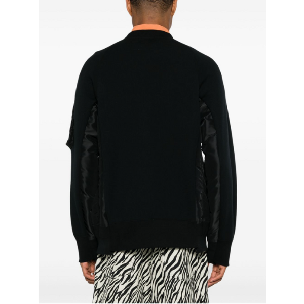 SACAI　国内完売Sponge Sweat x Nylon Twill Pullover