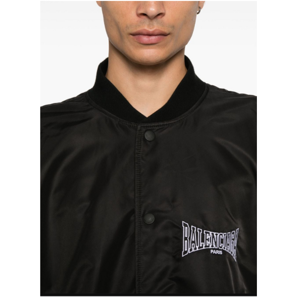 BALENCIAGA　Balenciaga Boxing Varsity ジャケット ブラック ボンバーナイロン