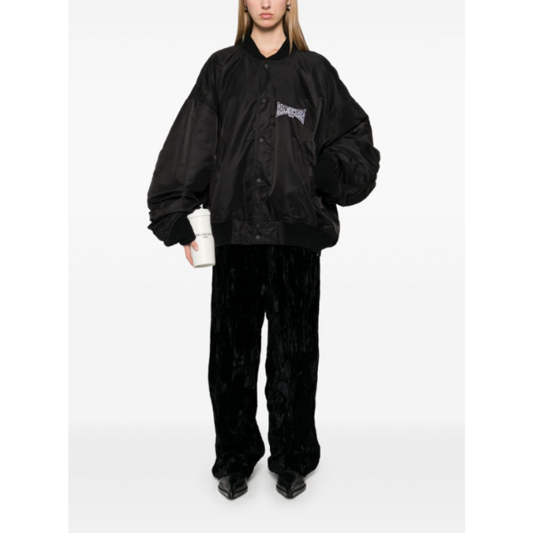BALENCIAGA　Balenciaga Boxing Varsity ジャケット ブラック ボンバーナイロン