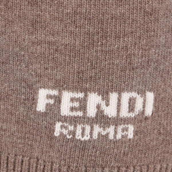 FENDI ダブグレーウール＆カシミア ドレス