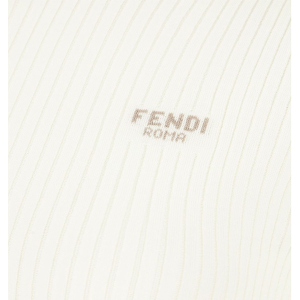 FENDI ダブグレーウール＆カシミア ドレス