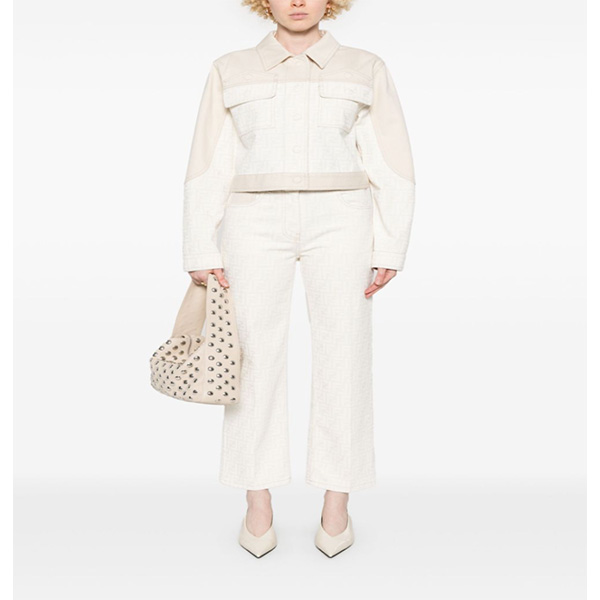 FENDI ホワイトFFデニムジャケット