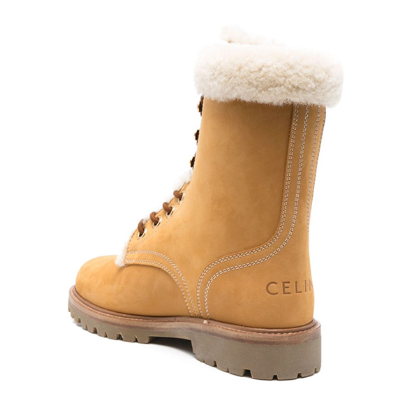 CELINE レースアップミッドブーツ