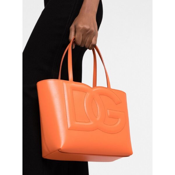 DOLCE & GABBANA　DGロゴバッグ ショッピングバッグ スモール カーフスキン