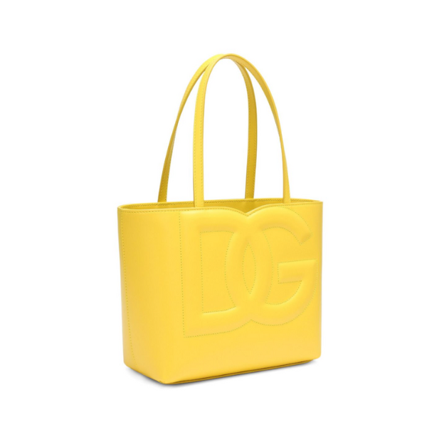 DOLCE & GABBANA　DGロゴバッグ ショッピングバッグ スモール カーフスキン