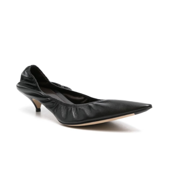 THE ROW Liisa レザー キトゥンヒール