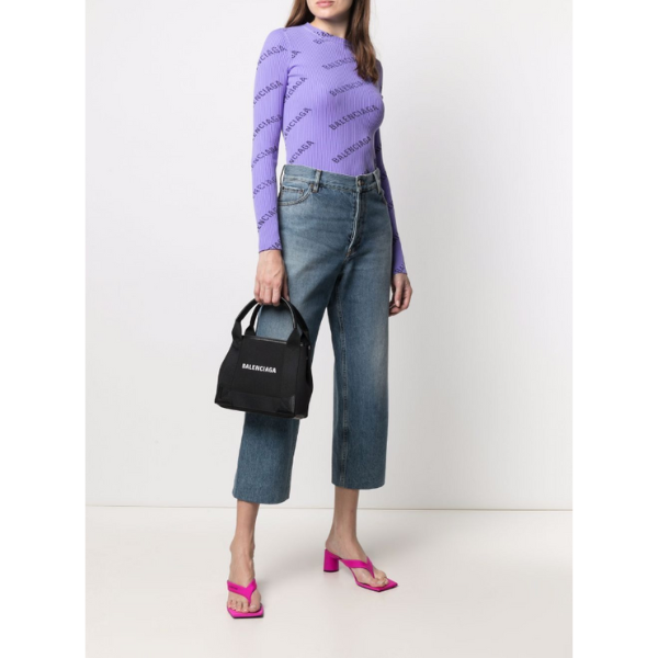 BALENCIAGA　Navy カバス Xs