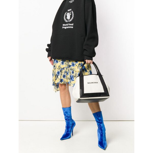 BALENCIAGA　Navy スモールカバス　Sサイズ