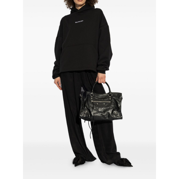 BALENCIAGA　Balenciaga Back Cropped Hoodie