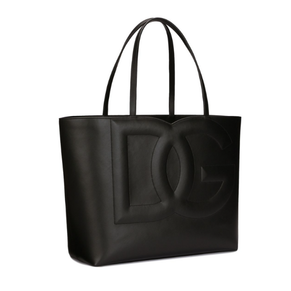 DOLCE & GABBANA　DGロゴバッグ ショッピングバッグ ミディアム カーフスキン