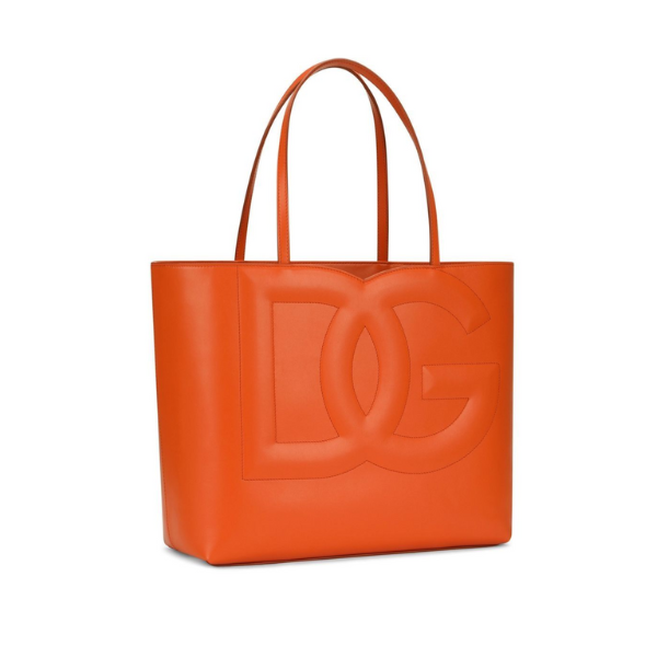 DOLCE & GABBANA　DGロゴバッグ ショッピングバッグ ミディアム カーフスキン