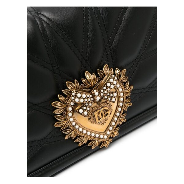 DOLCE & GABBANA　ディヴォーション バッグ ミディアム マトラッセナッパレザー