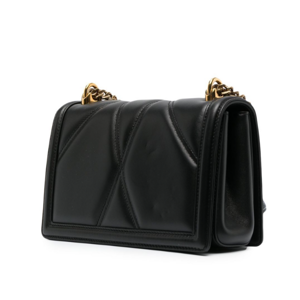 DOLCE & GABBANA　ディヴォーション バッグ ミディアム マトラッセナッパレザー
