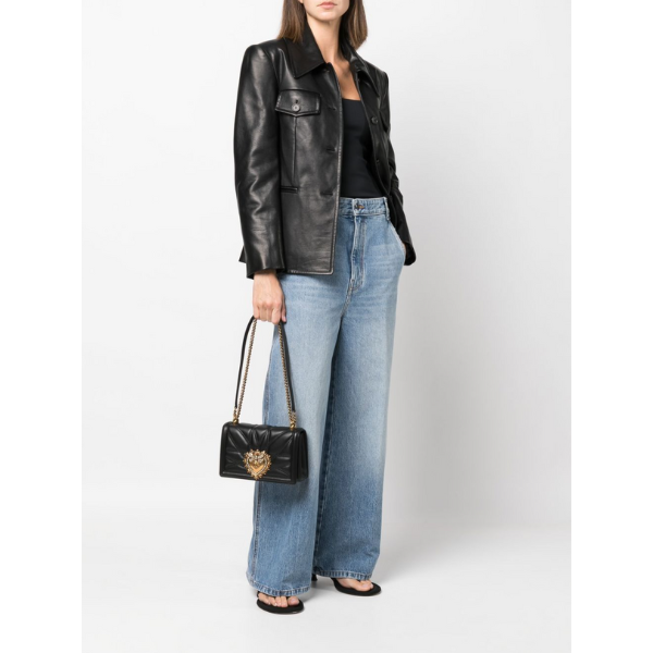 DOLCE & GABBANA　ディヴォーション バッグ ミディアム マトラッセナッパレザー