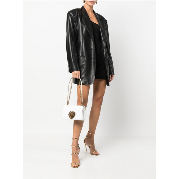 DOLCE & GABBANA　ディヴォーション バッグ ミディアム マトラッセナッパレザー