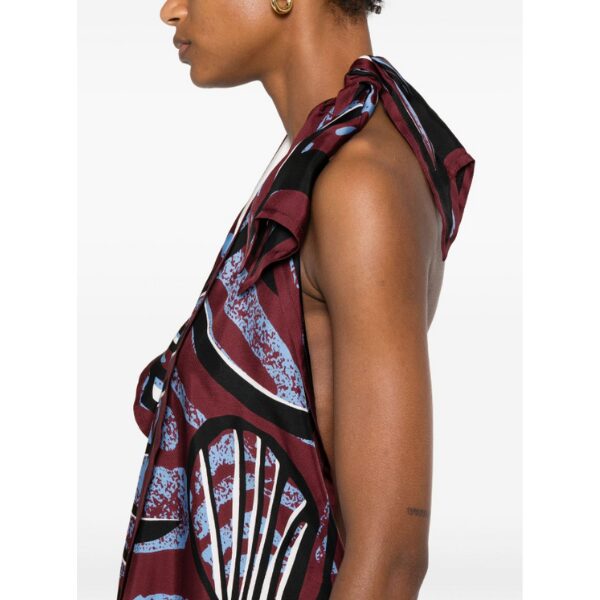 BOTTEGA VENETA　シルクツイル プリント トップス