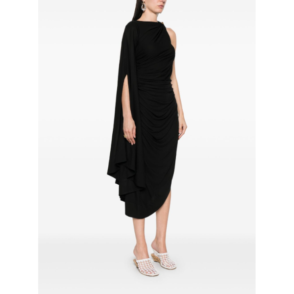 BOTTEGA VENETA　ビスコースジャージー ドレープドレス