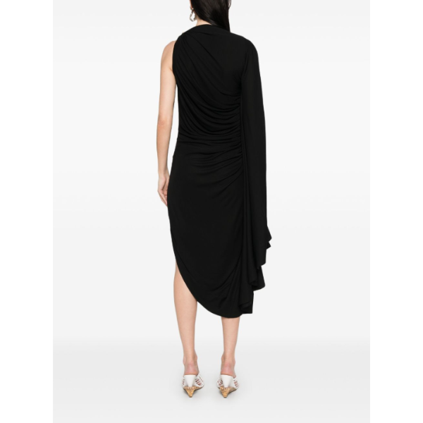 BOTTEGA VENETA　ビスコースジャージー ドレープドレス
