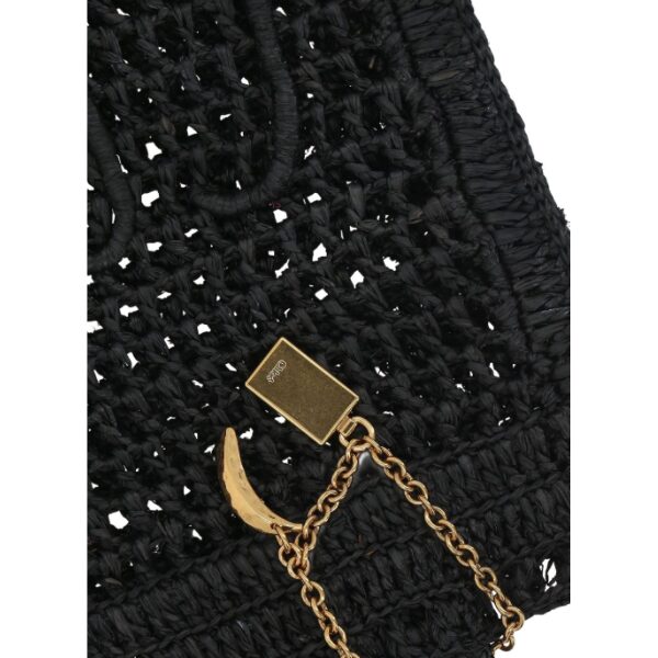 CHLOÉ　ラフィア製Summer Bananaトートバッグ