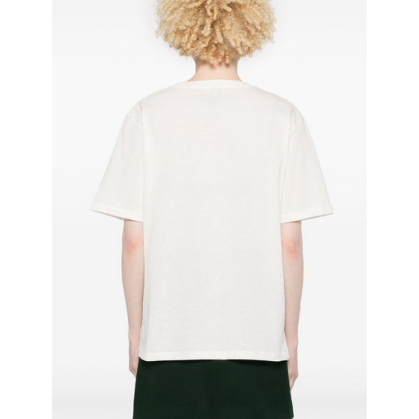 CHLOÉ　コットンジャージー製オーバーサイズ ロゴTシャツ