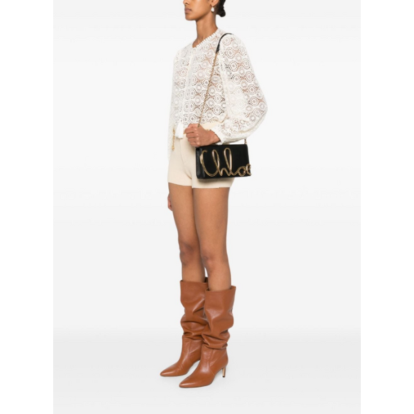 CHLOÉ　ソフトレザー製クロエ アイコニッククロスボディバッグ