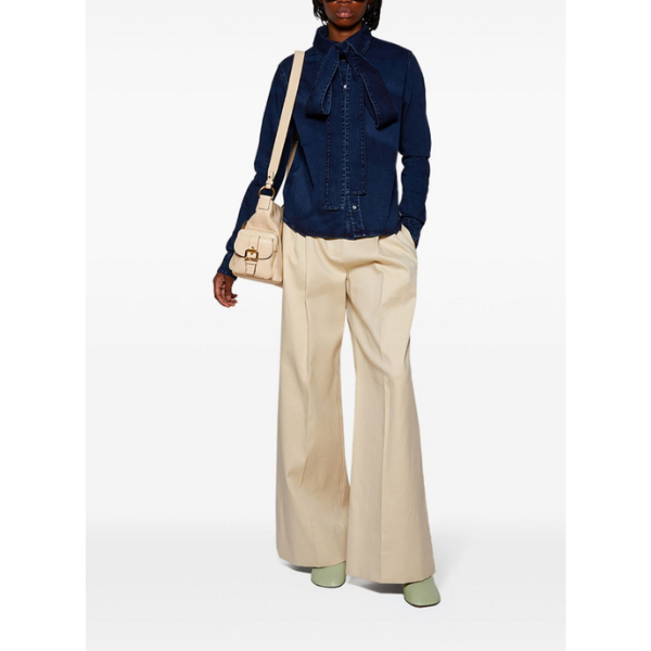 CHLOÉ　シャイニーレザー製Camera Bag