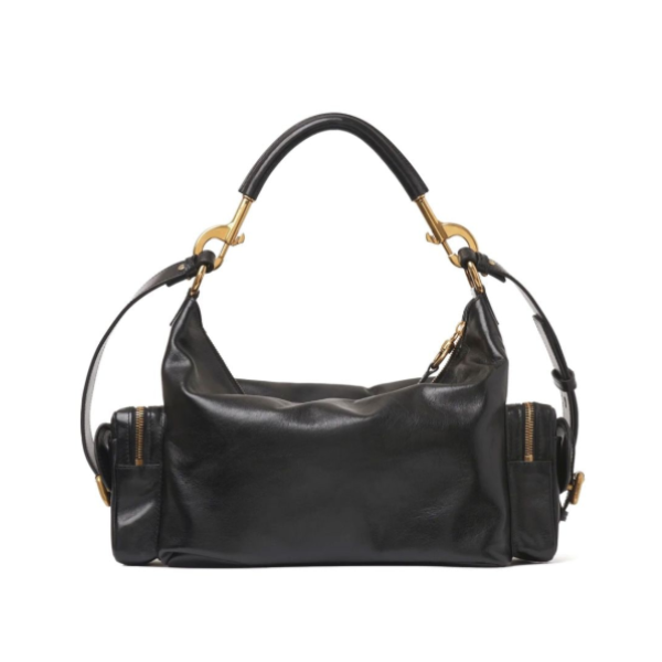 CHLOÉ　シャイニーレザー製Camera Bag