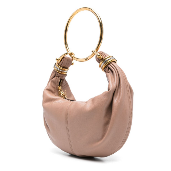 CHLOÉ　グレインレザー製スモールBracelet Hobo Bag