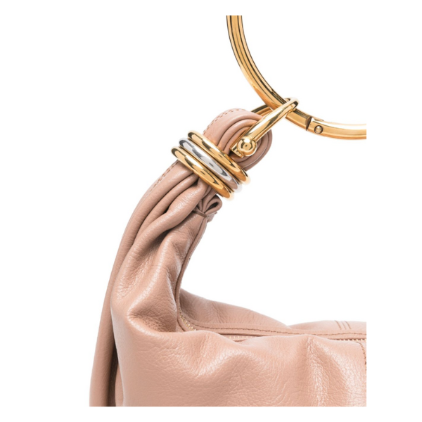 CHLOÉ　グレインレザー製スモールBracelet Hobo Bag