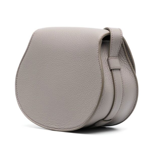 CHLOÉ　グレインレザー製Marcieスモールサドルバッグ