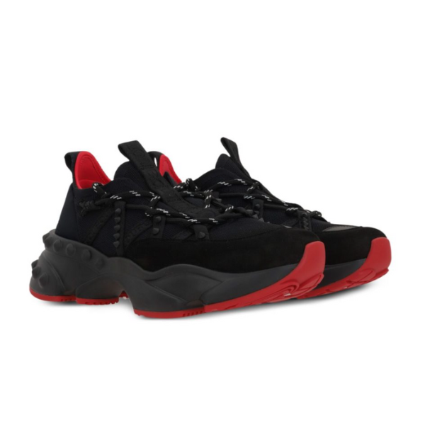 CHRISTIAN LOUBOUTIN　Trailnrun スニーカー – ファブリック – ブラック