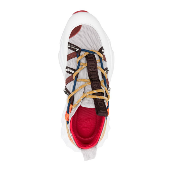 CHRISTIAN LOUBOUTIN　Trailnrun スニーカー – ファブリック – グレー