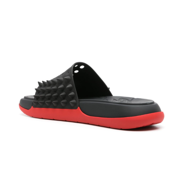 CHRISTIAN LOUBOUTIN　Take It Easy ミュール – ラバー – ブラック
