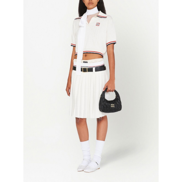 MIU MIU　ワンダー マテラッセレザー ホーボーバッグ
