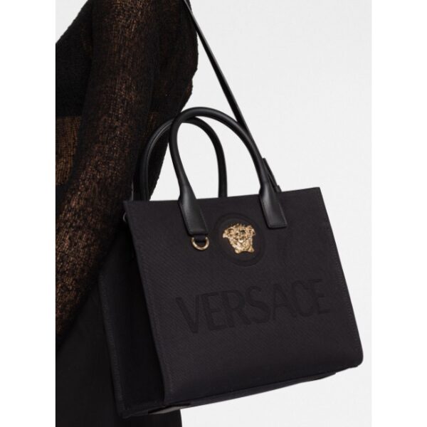 VERSACE　ラ メドゥーサ スモール キャンバス トート バッグ