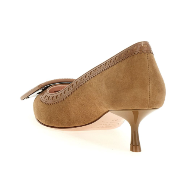 ROGER VIVIER ヴィヴ イン ザ シティ スエード パンプス