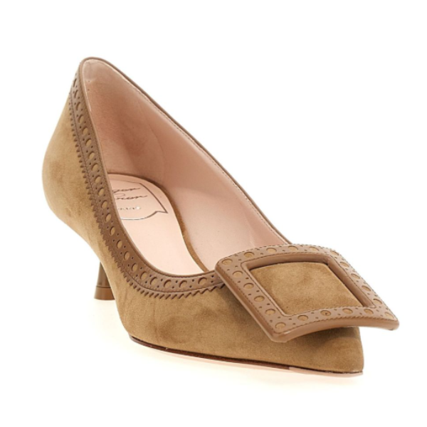 ROGER VIVIER ヴィヴ イン ザ シティ スエード パンプス