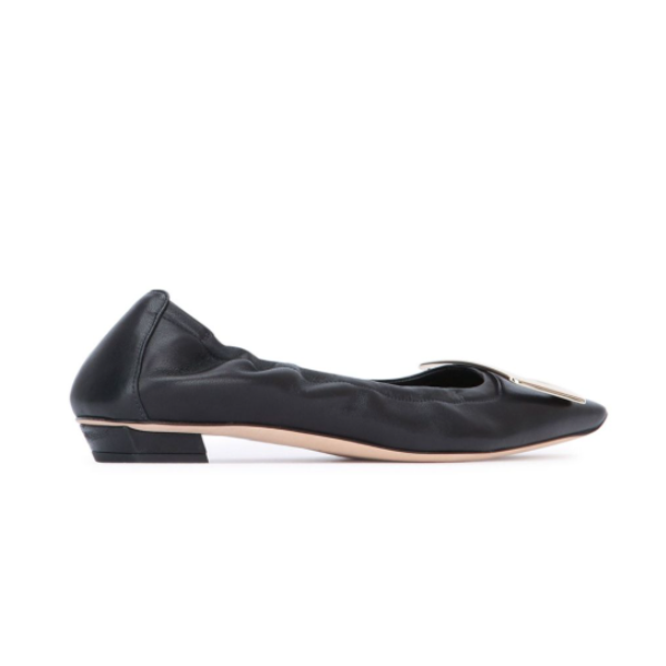 ROGER VIVIER ベル ヴィヴィエ レザー バレリーナ