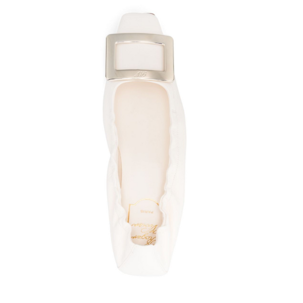 ROGER VIVIER ベル ヴィヴィエ レザー バレリーナ
