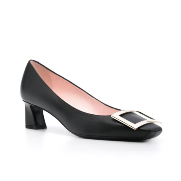 ROGER VIVIER トランペット レザー パンプス