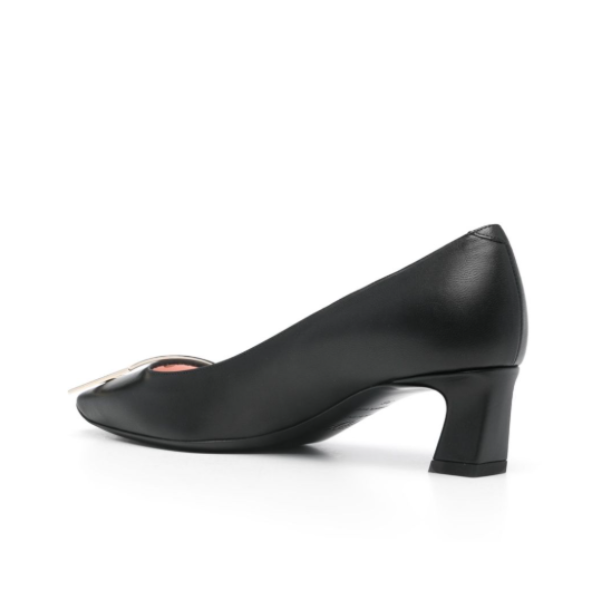 ROGER VIVIER トランペット レザー パンプス