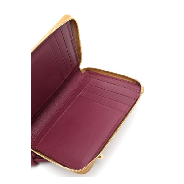 LOEWE  コンパクト ジップアラウンド ウォレット（シャイニーナパカーフ）