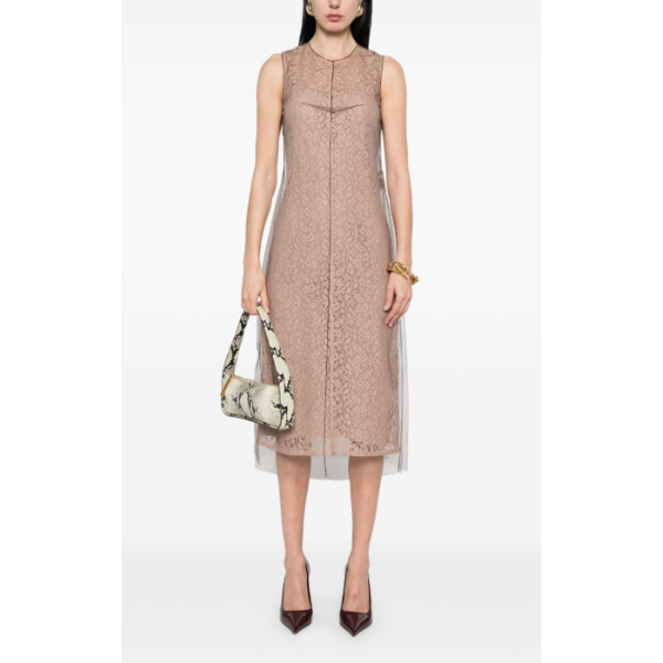 FENDI　ピンク レース ドレス