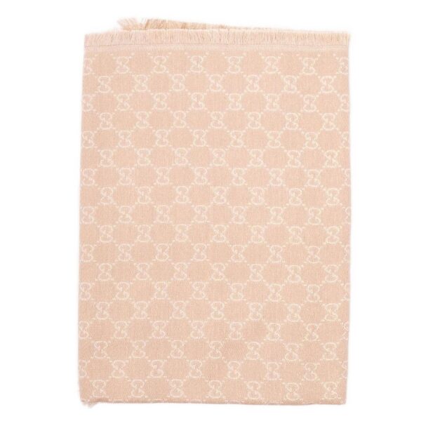 GUCCI　プリント GGコットンウール ラメ ショール