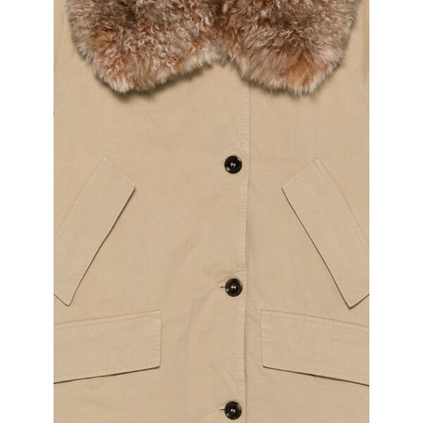 PRADA　ミディアムウェイト オールドパナマコットン ダウンジャケット