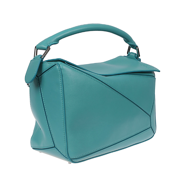 LOEWE　フェザーライト パズルバッグ スモール（ナパラム）